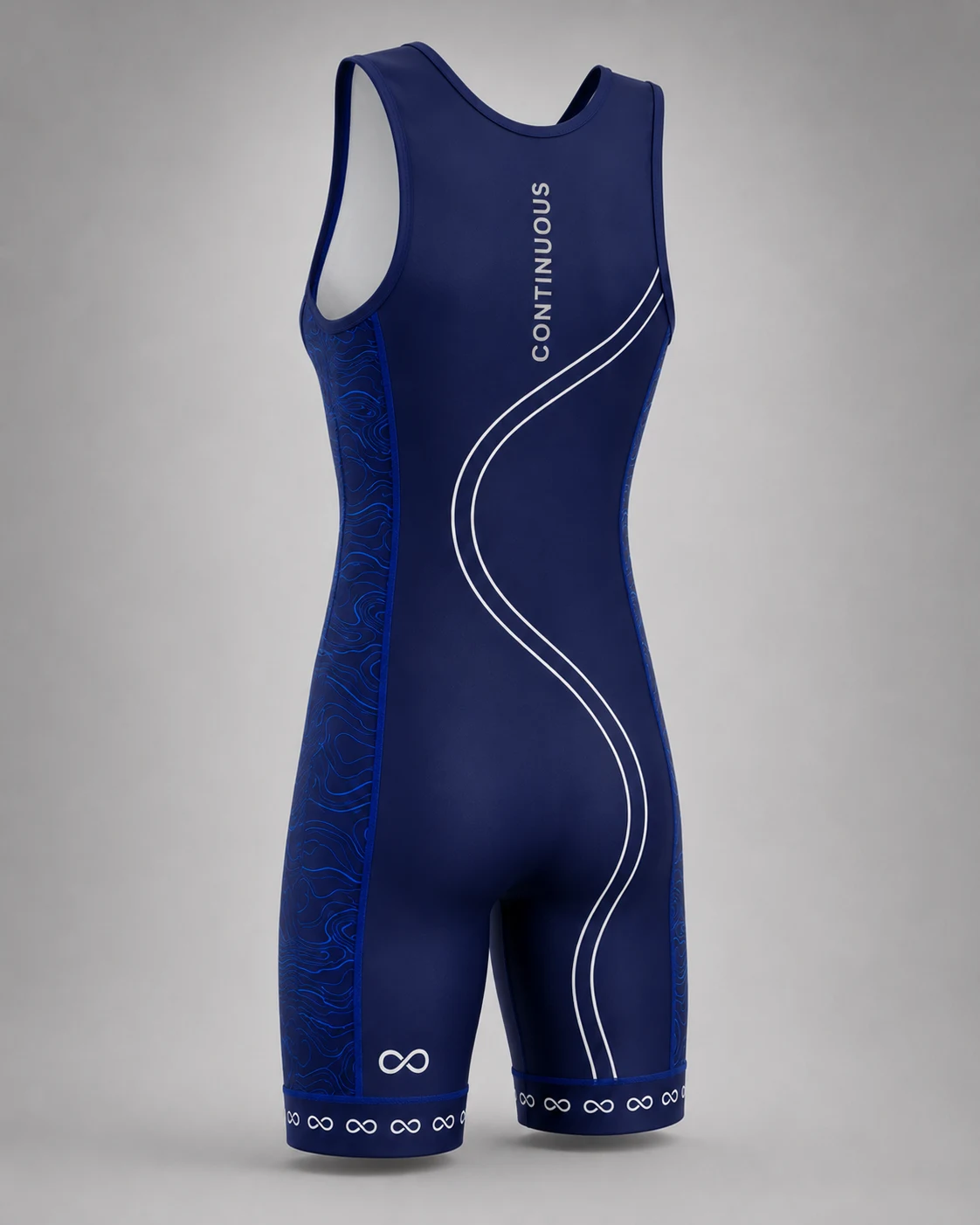 Continuous Contour Rowing Unisuit back three-quarter view